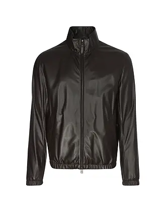 BOSS | Veste en cuir L-MUBUK2 | 